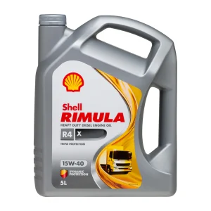 shell rimula r4 x 15w40 5l diesel engine oil.webp
